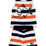 Детска пижама райе