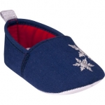 Коледни пантофки Снежинка  в синьо*