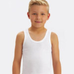 Baykar Потник в бяло за момче 2214