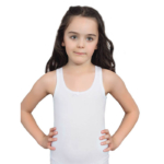 Baykar Потник в бяло за момиче 4640