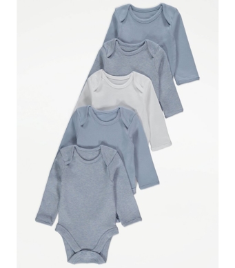 George Боди Дълъг ръкав Синьо