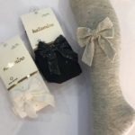 Katamino Чорапогащник с панделка в тъмносиньо