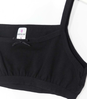 Бюстие без подплънка в черно 4766 - Image 2