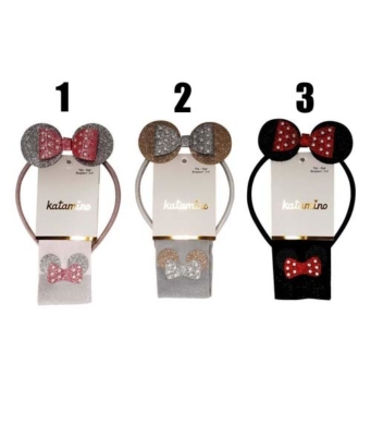 Katamino Чорапогащник с диадема Мини в черно