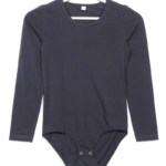 Боди дълъг ръкав графит