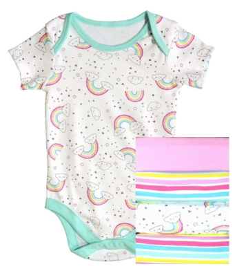 TU Бодита къс ръкав Дъга