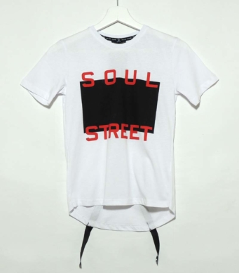Тениска Soul Street в бяло*