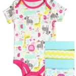 TU Боди къс ръкав Животинки