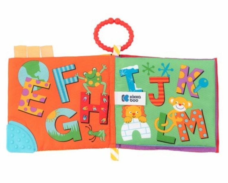 KIKKABOO Текстилна книжка с чесалка ABC 31201010208 - Image 3