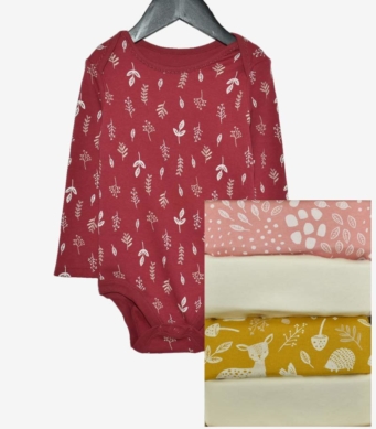 TU Боди с дълъг ръкав в екрю