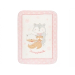 Супер меко бебешко одеяло Funny Friends розово 31103020090