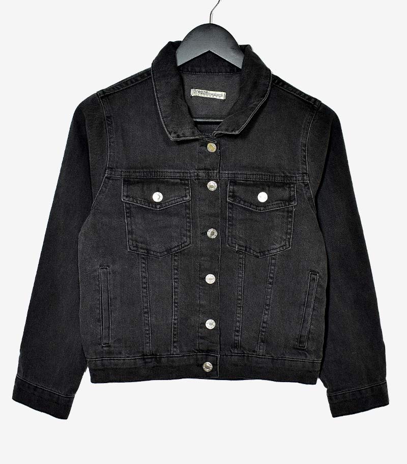 160666-original Breeze Дънково яке в черно - Image 1