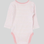 Dunnes Боди Дълъг ръкав Бяло райе