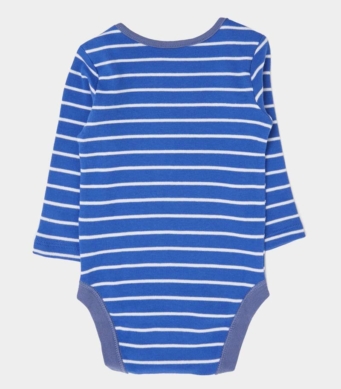 Dunnes Боди Дълъг ръкав Синьо райе