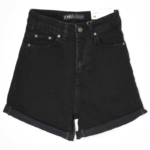 Къси дънкови панталони в черно*