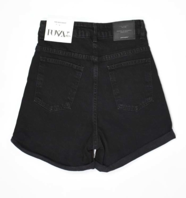 Къси дънкови панталони в черно* - Image 2