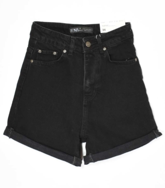 Къси дънкови панталони в черно*