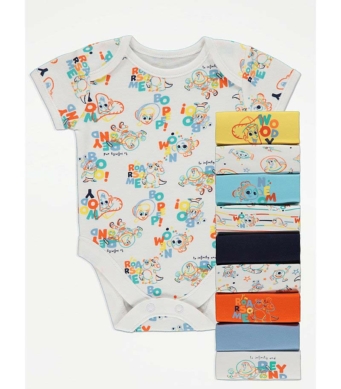 George Боди Къс ръкав Звезди