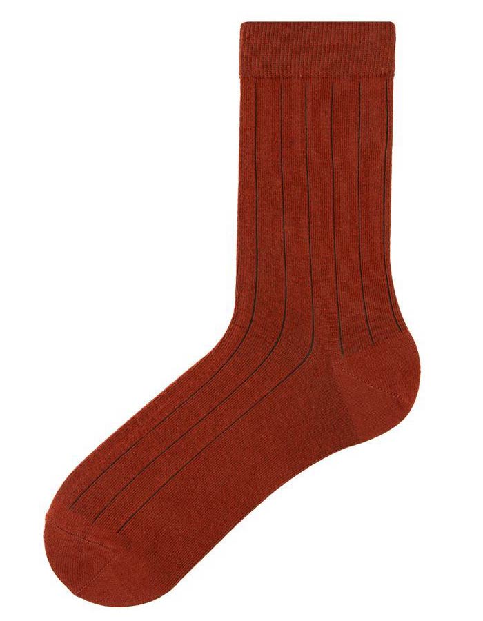m-bross-red1 Bross Чорапи в цвят кестен - Image 1