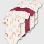 TU Боди Къс ръкав Дъга голяма