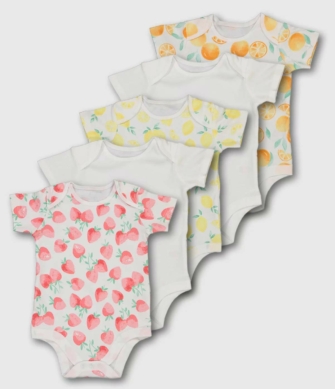 TU Боди Къс ръкав Лимон