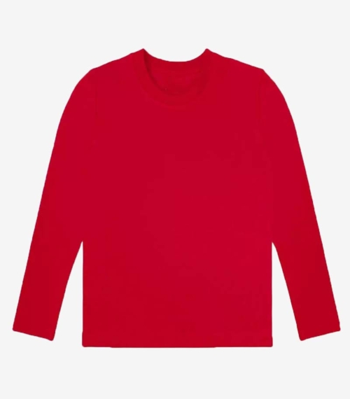 Zinc Едноцветна Блуза в червено* - Image 2