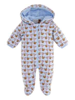 Guess Бебешки ватиран гащеризон H3YW16-KA6W4-FTBL не
