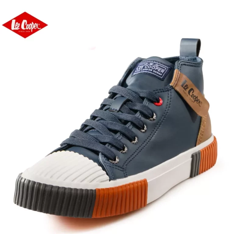 Lee Cooper Кецове 702-24 PU Navy еко кожа - Image 2