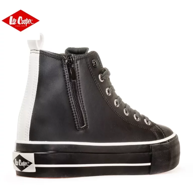 Lee Cooper Кецове 702-26 PU Black еко кожа - Image 3