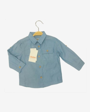 Cikoby Риза CE20116 в синьо