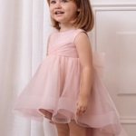 Abel&Lula Бебешка рокля с блясък от тюл 5012-066