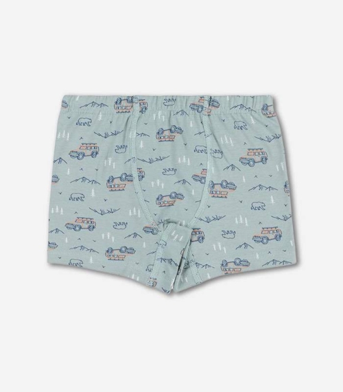 Baykar Боксери за момче 3428  в зелено - Image 2