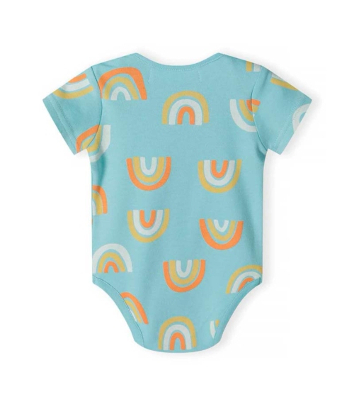 Minoti Боди Къс ръкав Rainbow светлосин - Image 2