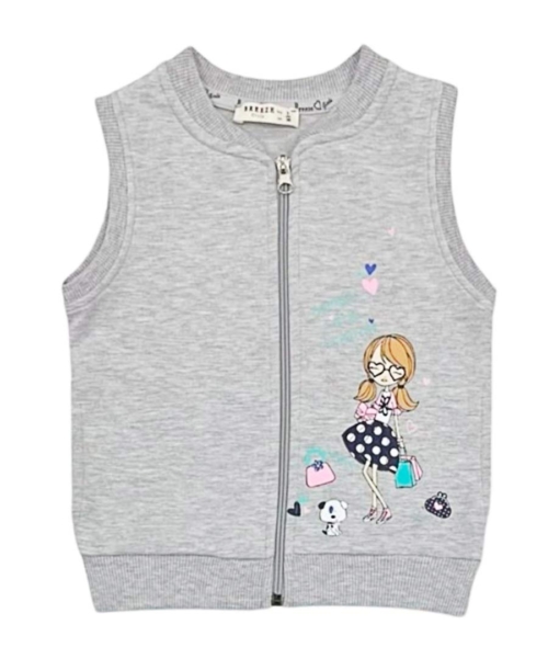 Breeze Елек сив меланж 19509 - Image 2