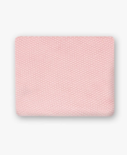 Kikka Boo Детско одеяло Плетено памучно Dream Big Pink, за момиче - Image 2