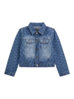 Guess Детско яке деним с 4G лого