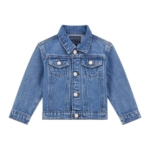Guess Детско яке деним с апликация