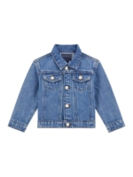 Guess Детско яке деним с апликация