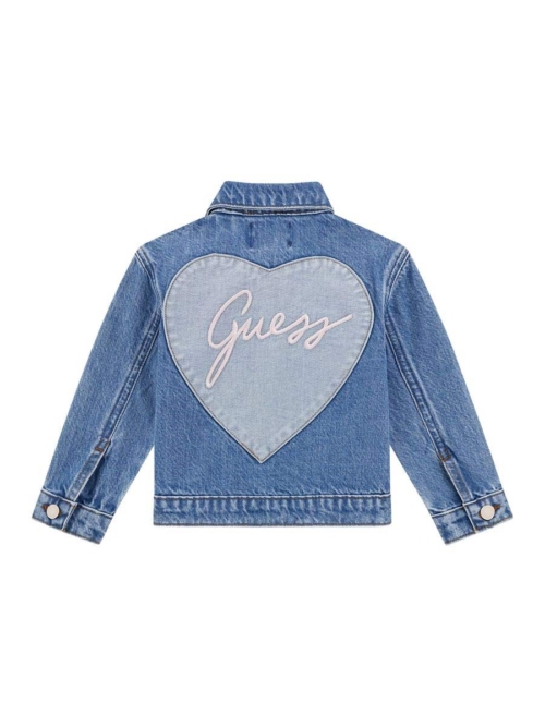 Guess Детско яке деним с апликация - Image 2