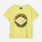 Losan Тениска Sunset жълта*