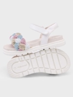 Mayoral Сандали плетени мотиви с блясък за момиче 43635-089 - Image 3