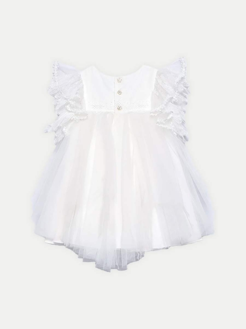 Abel & Lula Рокля с тюл в бяло - Image 2