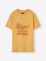 Losan Тениска цвят горчица