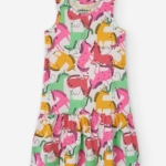 Losan Детска Рокля еднорози екрю