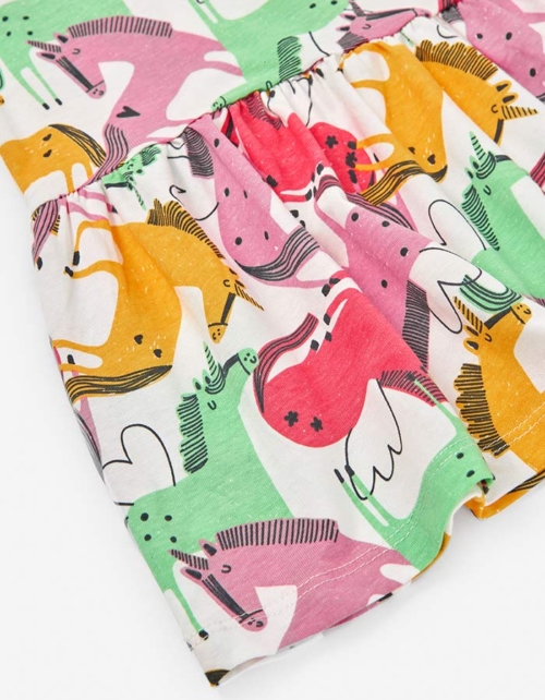 Losan Детска Рокля еднорози екрю - Image 3