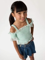 Guess Детски Топ шифон