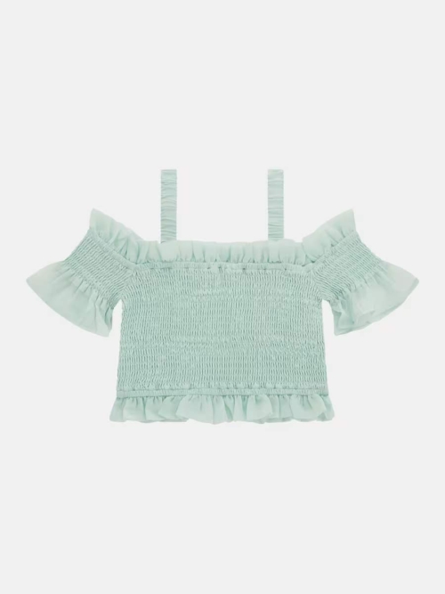 Guess Детски Топ шифон - Image 3