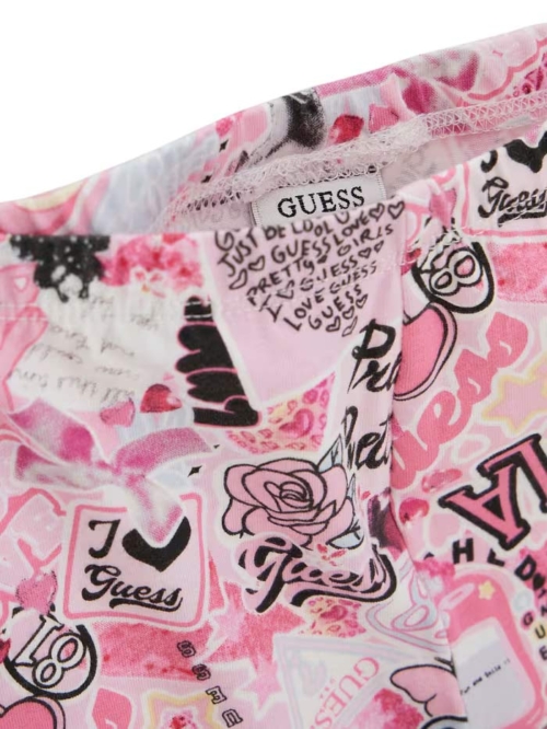 Guess Детски Клин цветя стикери - Image 3