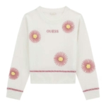 Guess Детски пуловер цветя