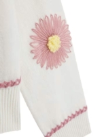 Guess Детски пуловер цветя - Image 3